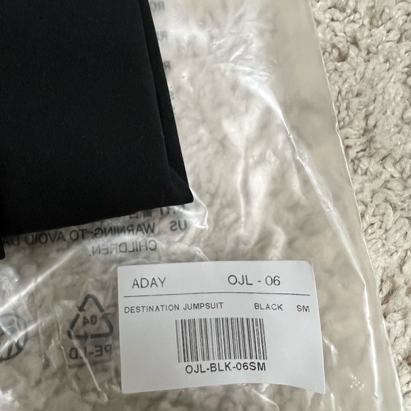 ADAY Black Cropped Jumpsuit - Picture 7 of 8